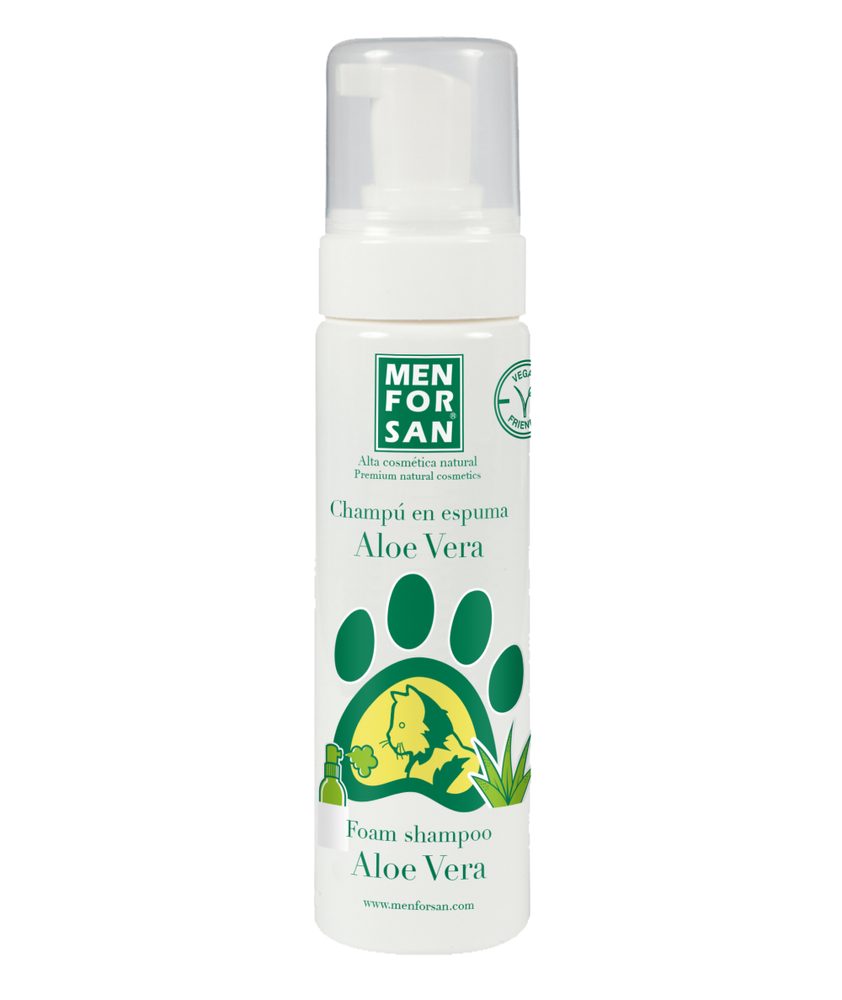 Menforsan pěnový šampon s aloe vera pro kočky