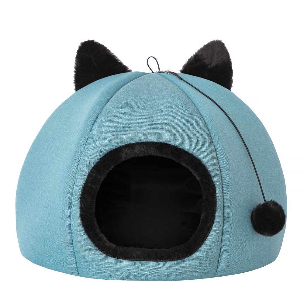 Reedog Kitty Head Blue Iglu pro kočky - S
