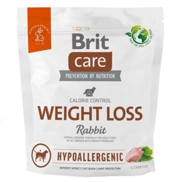 Brit Care Dog Hypoallergenic Weight Loss Rabbit 1 kg | Granule pro psy