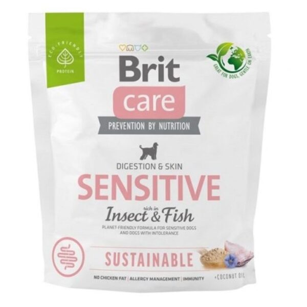 Brit Care Dog Sustainable Sensitive Insect & Fish 1 kg | Granule pro psy