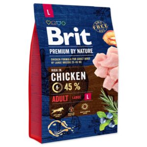 Brit Premium by Nature Adult L 3 kg | Granule pro psy
