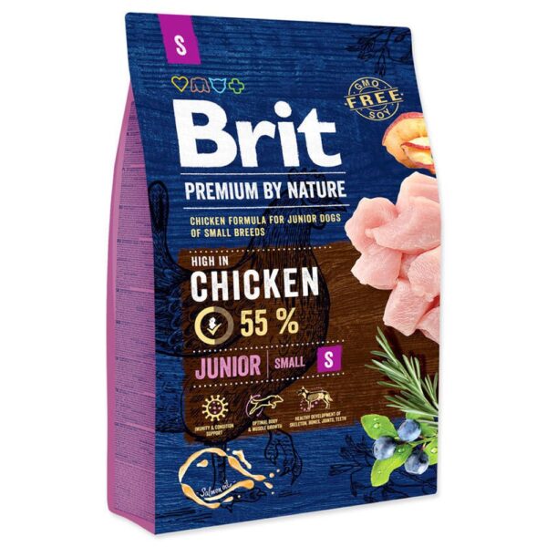 Brit Premium by Nature Junior S 3 kg | Granule pro psy