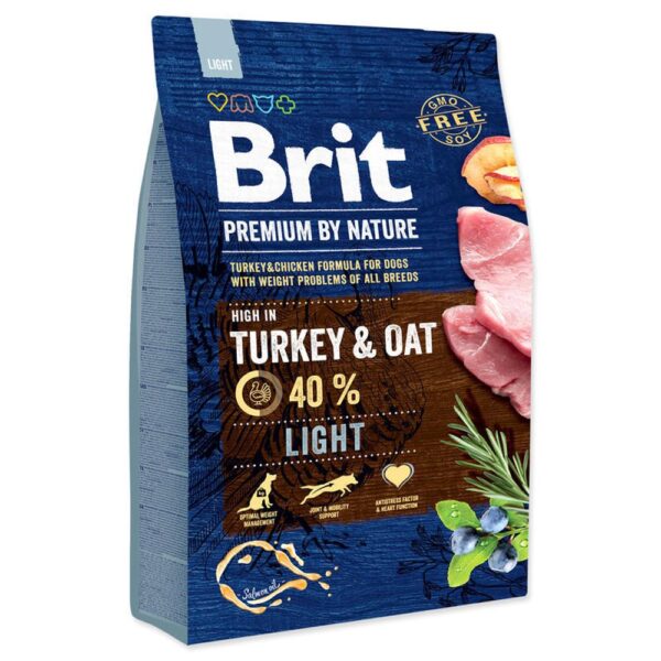 Brit Premium by Nature Light 3 kg | Granule pro psy