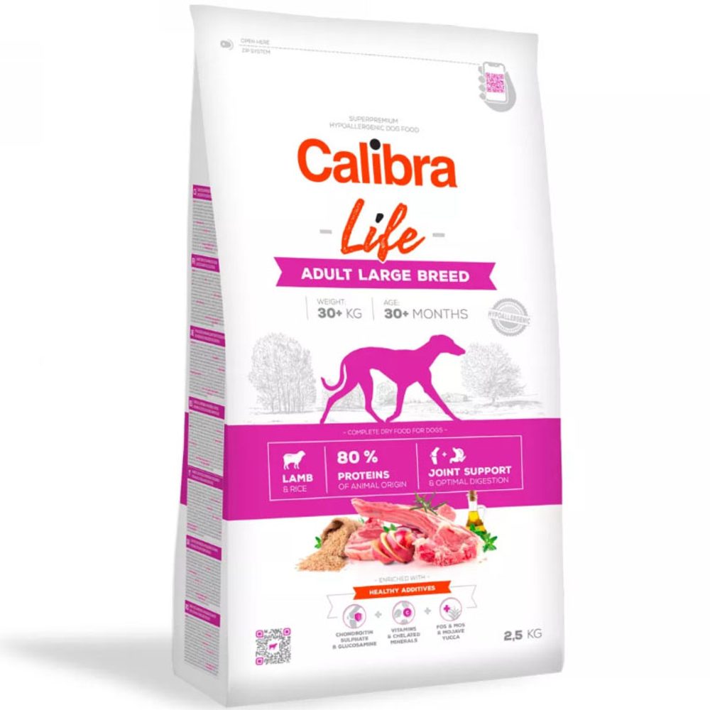 Calibra Dog Life Adult Large Breed Lamb 2