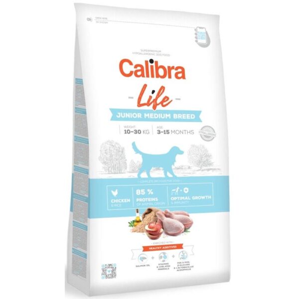 Calibra Dog Life Junior Medium Breed Chicken 2