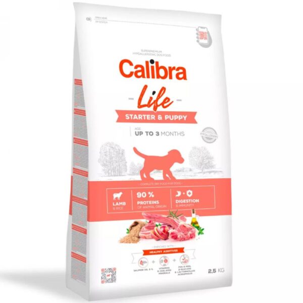 Calibra Dog Life Starter & Puppy Lamb 2