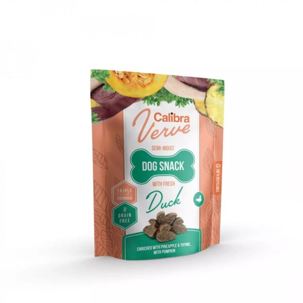Calibra Dog Verve Semi-Moist Snack Fresh Duck 150g | Pamlsky pro psy