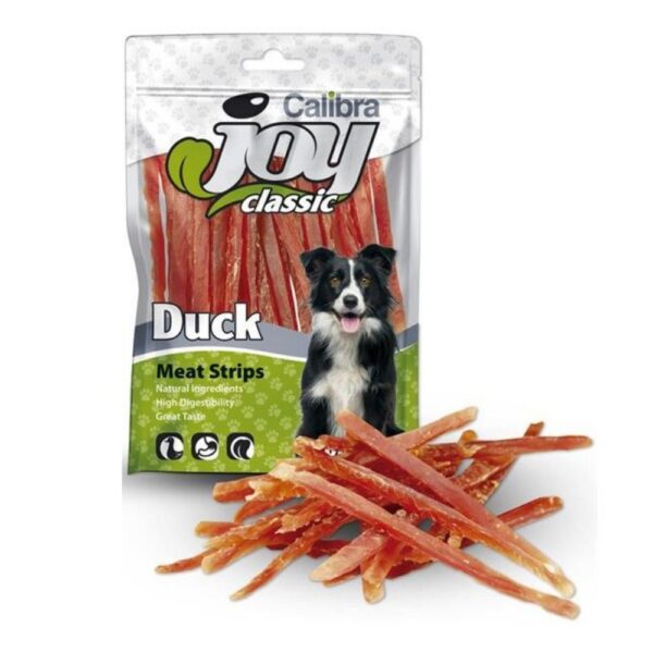 Calibra Joy Dog Classic Duck Strips 80g | Pamlsky pro psy