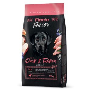 Fitmin Dog For Life Duck & Turkey 12 kg | Granule pro psy