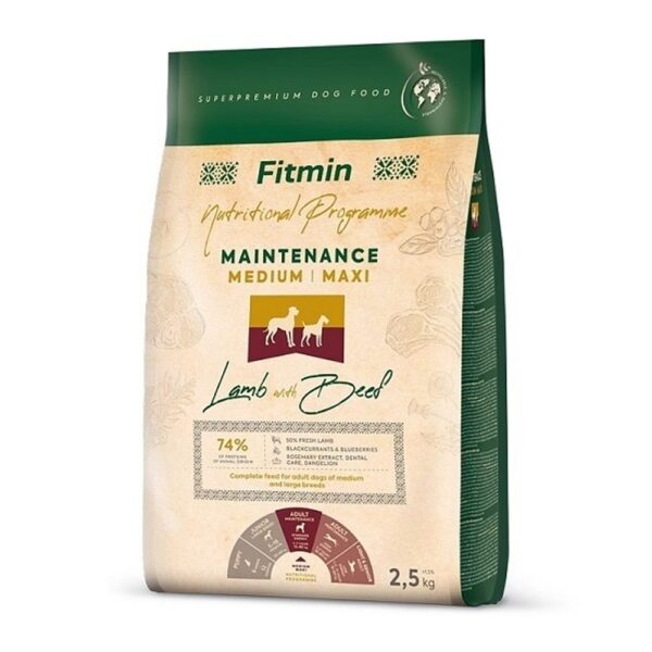 Fitmin Dog Medium/Maxi Maintenance Lamb With Beef 2