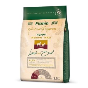 Fitmin Dog Medium/Maxi Puppy Lamb With Beef 2