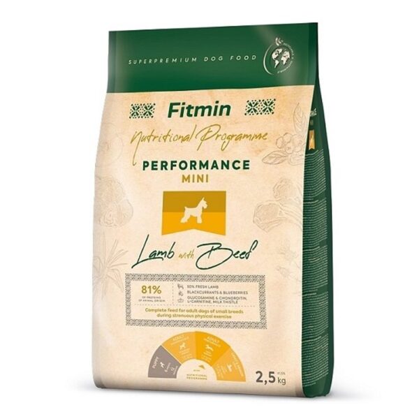 Fitmin Dog Mini Performance Lamb With Beef 2