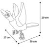 Pískací Bažant Wingo s provazem Flamingo - Image 3